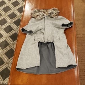 Peacoat dress for a dog